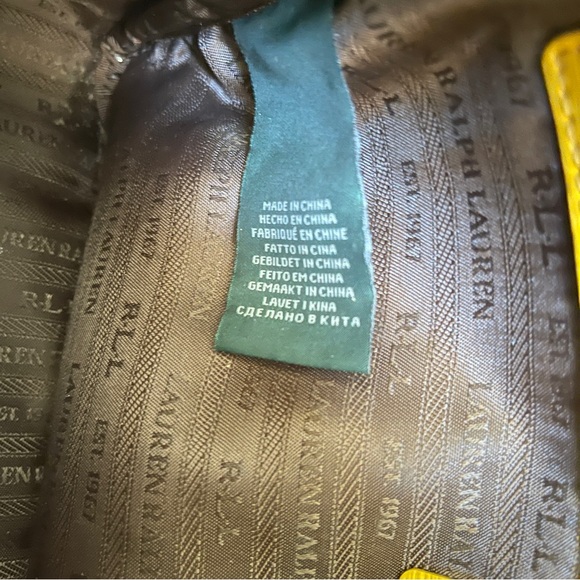 RALPH LAUREN (RLL) LEATHER HANDBAG - Picture 9 of 11